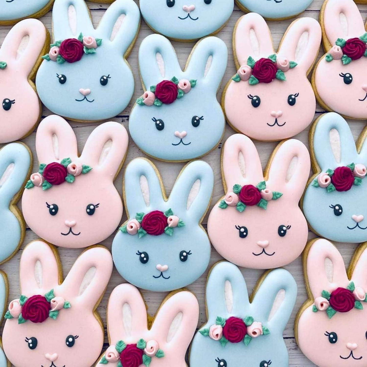 Oster-Ausstechformen Set Hase Karotte 6-teilig Edelstahl