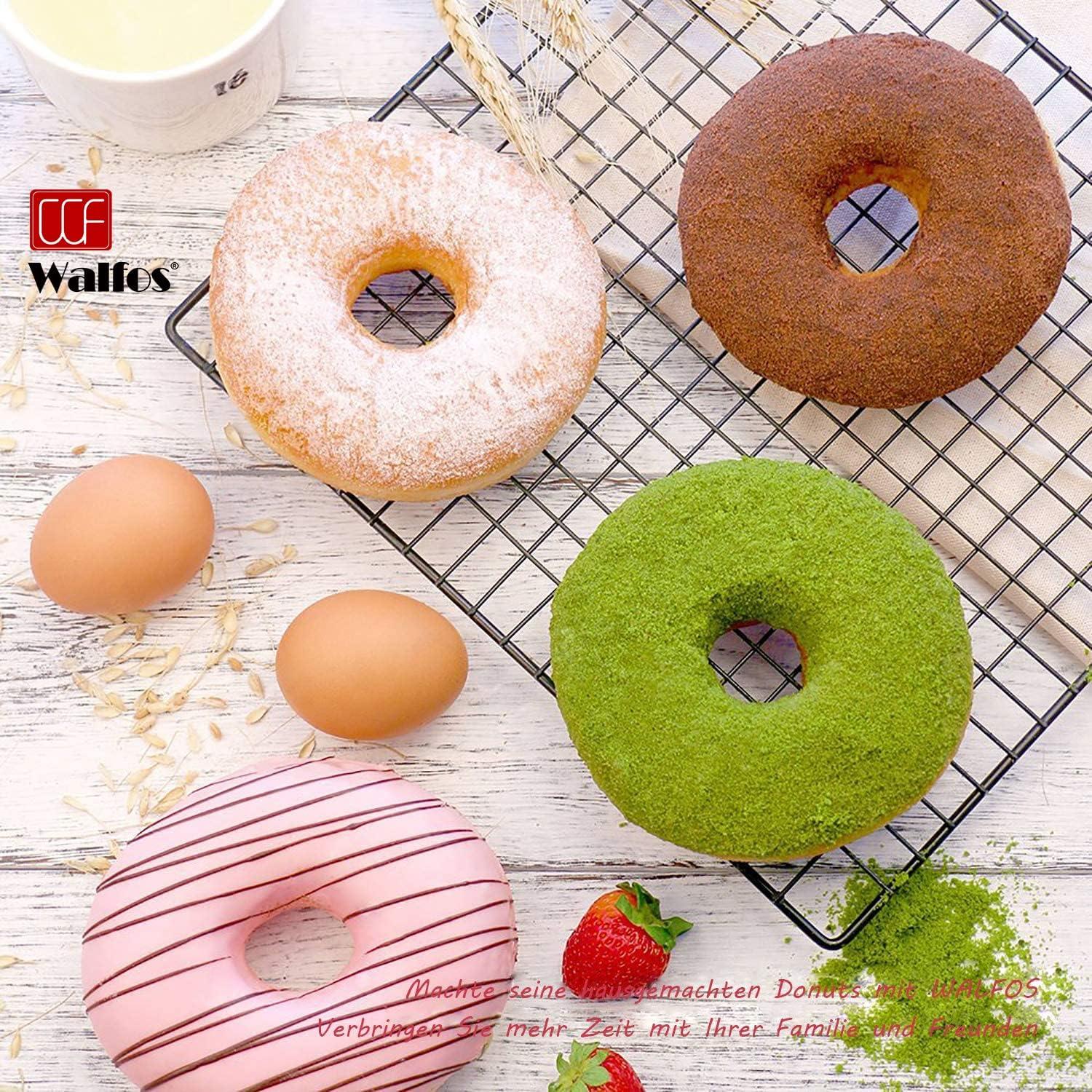 Silikon Donut Backform Antihaft Backblech 6 Cup Regular Donut Pan 3 Stück