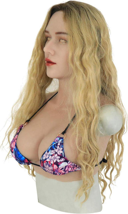 Silikon Damen Cosplay Maske Latex Halloween Crossdresser