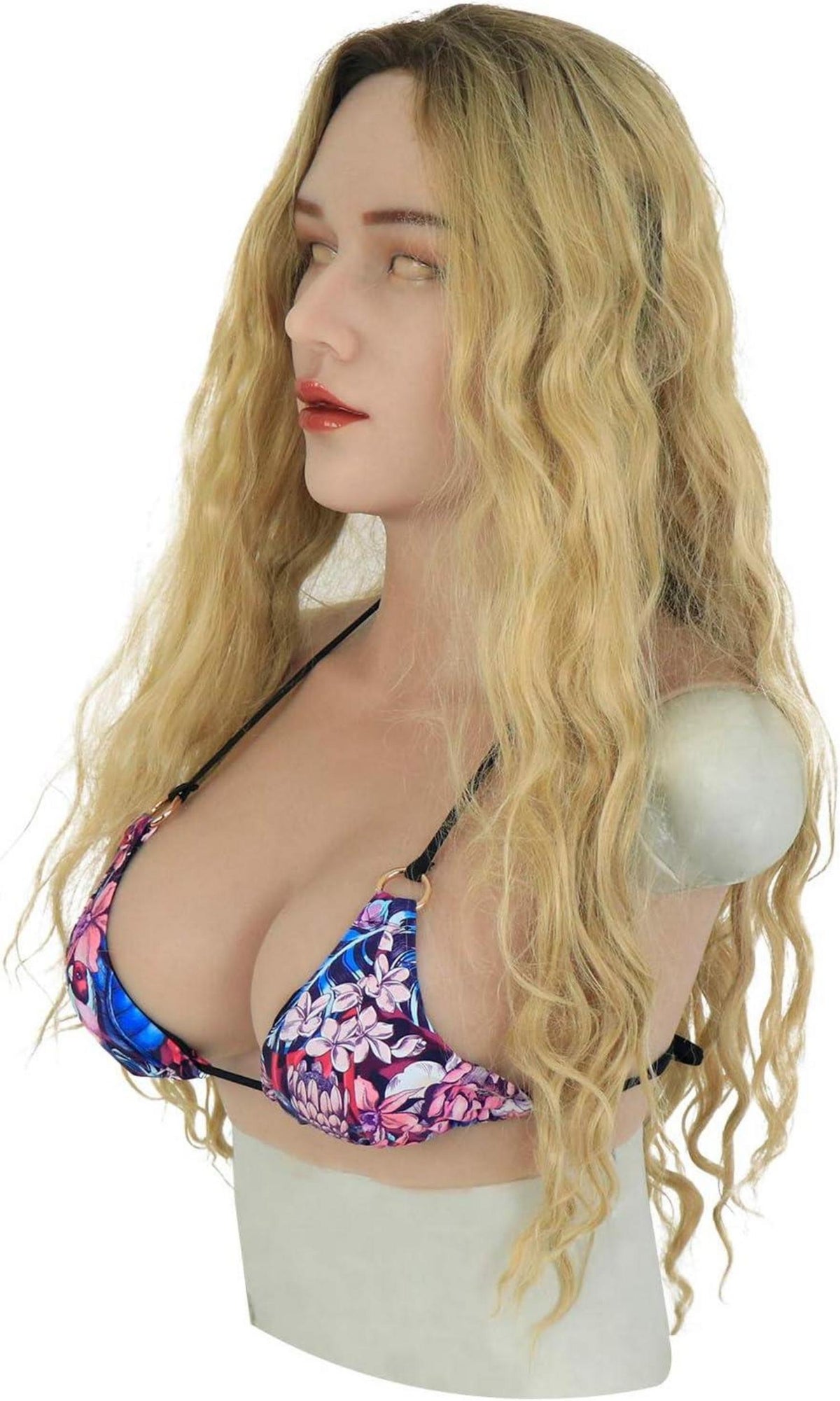 Silikon Damen Cosplay Maske Latex Halloween Crossdresser
