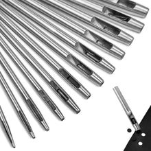 12er Stanzwerkzeug Set Locheisen Satz Leder Uhrenarmband Gürtel Stoff