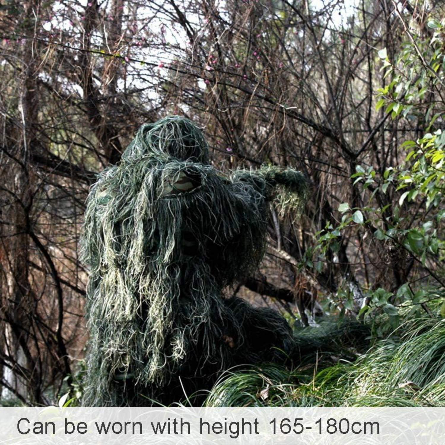 Ghillie Suit Tarnanzug Jagd Wald Wüste Camouflage Set