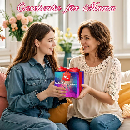 Leuchtende Schmetterling Solarswindspiel für Garten Geschenk