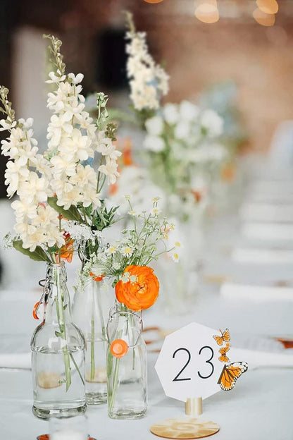 Kunstblumen Rittersporn Delphinium Textil 86cm Weiß 3er Set