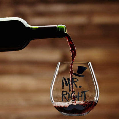 Hochwertige Weingläser für Paare zum Jahrestag, Weihnachten, Valentinstag