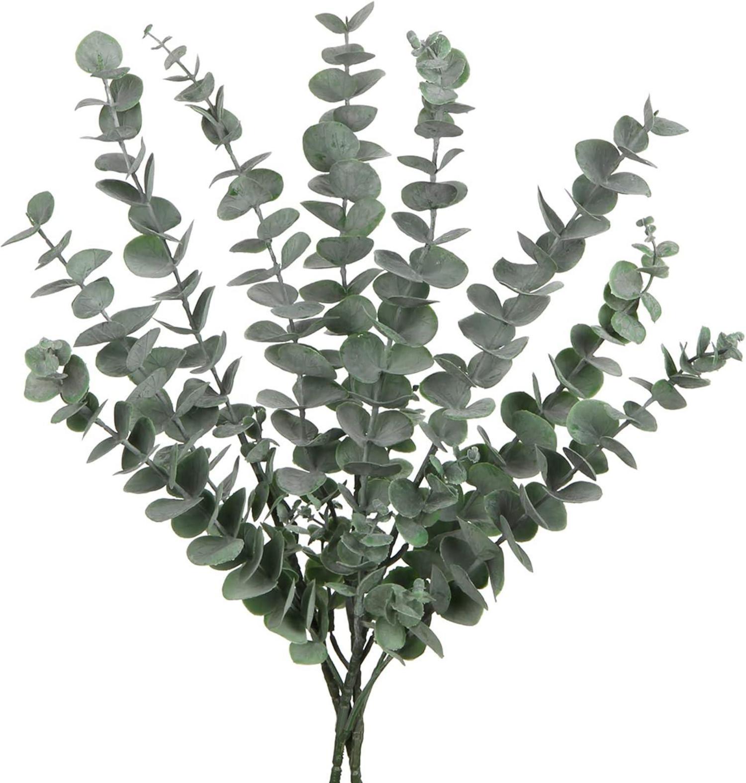 Künstliche Eukalyptus Zweige 3er Set Faux Blumenarrangement 76cm
