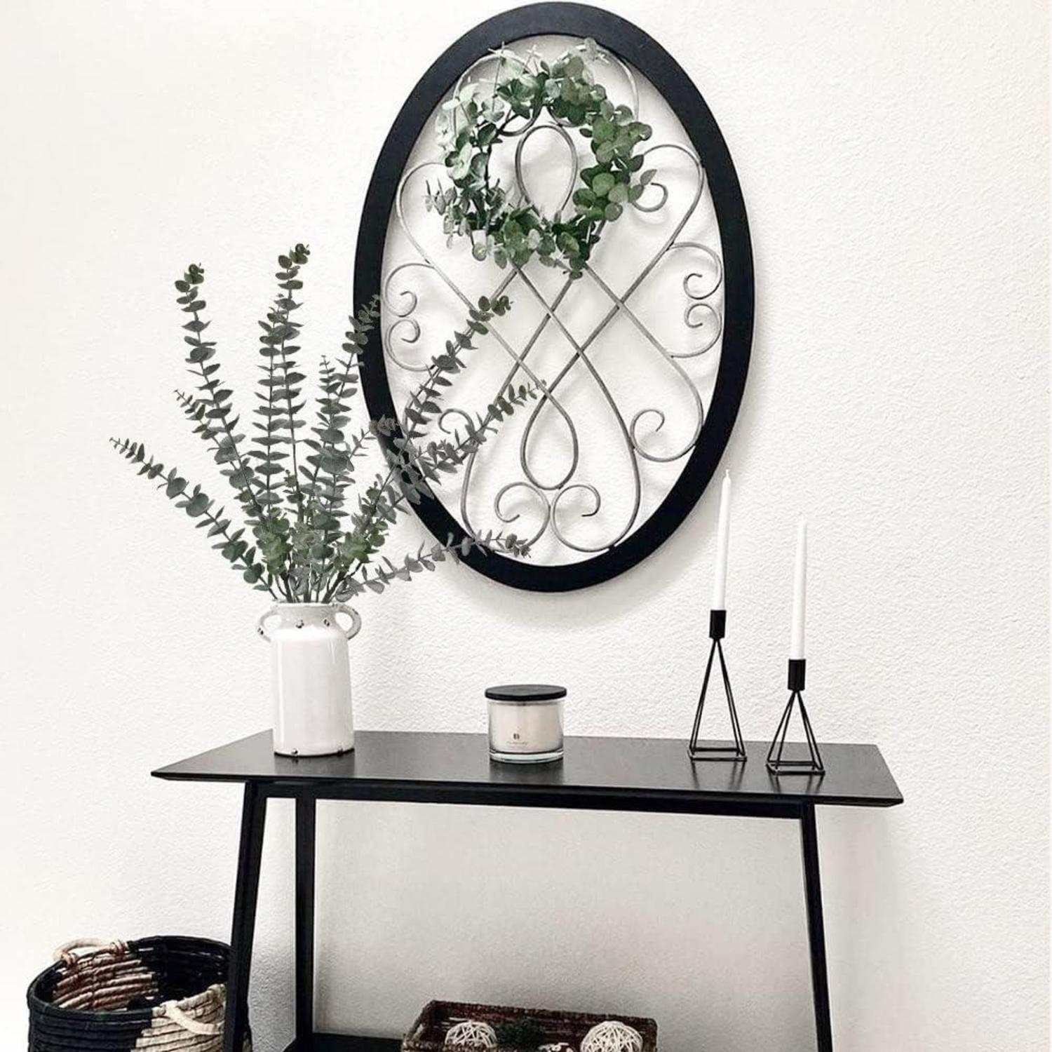 3x Künstliche Eukalyptus Zweige Faux Blätter Stiele 76cmlang