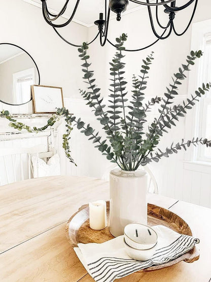 3 PCS Künstliche Eukalyptus Zweige Kunstpflanzen Blumenarrangement