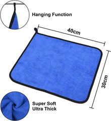 Mikrofasertücher Auto 6er Set 500GSM Fusselfreie Handtuch