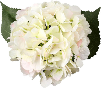 Künstliche Hortensie Kunstblume 3er Set 53cm Blau Deko Blumenarrangement