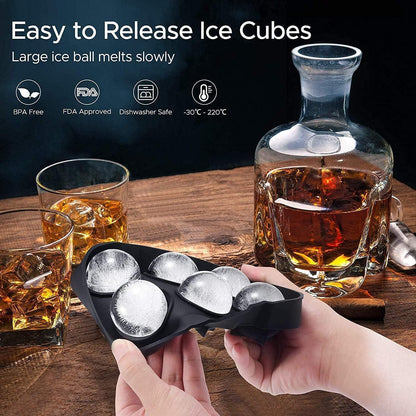 Eiswürfelform für Runde Eiswürfel und Viereckige Eiswürfel