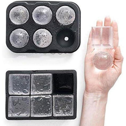 Eiswürfelform für Runde Eiswürfel und Viereckige Eiswürfel