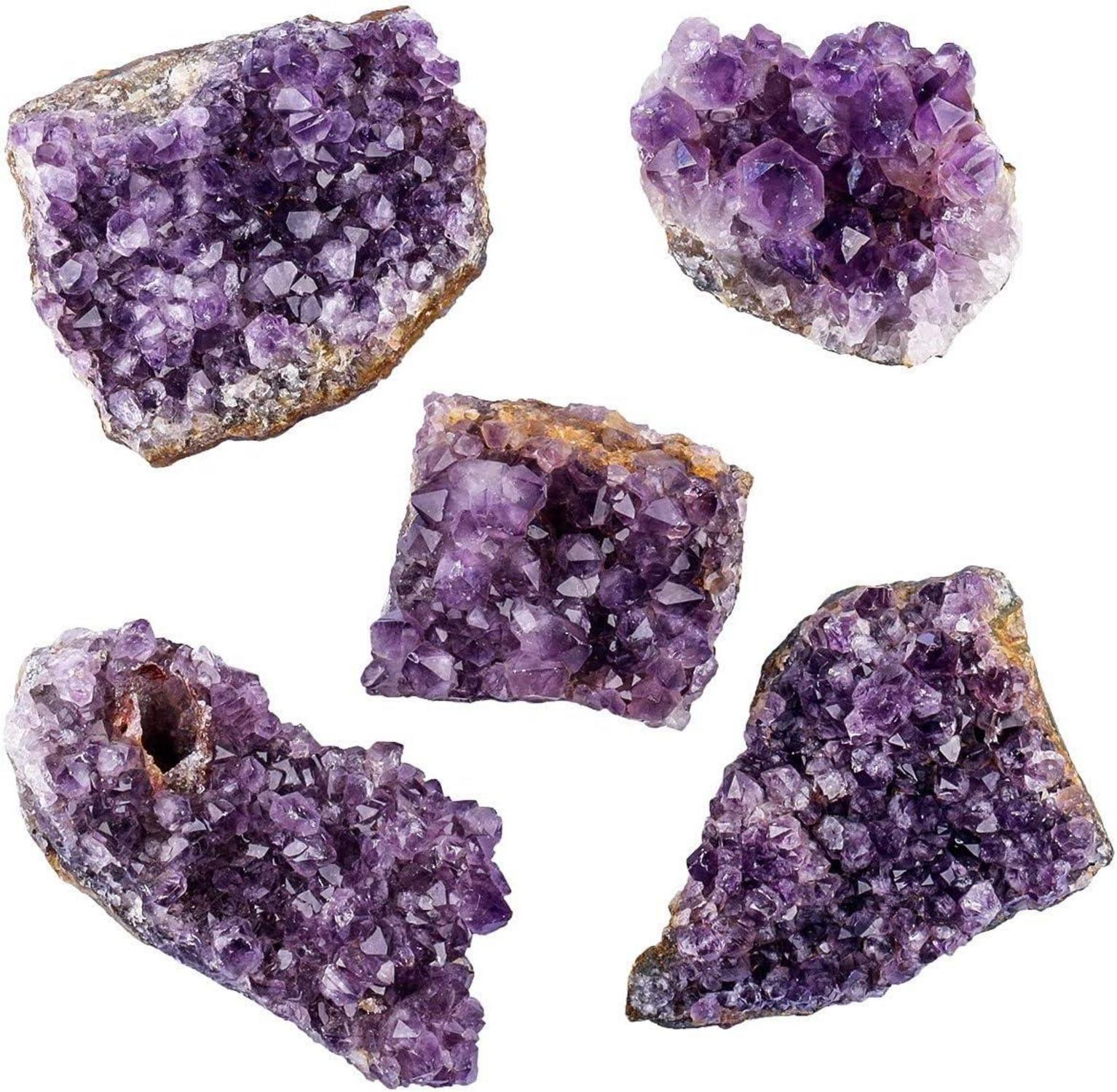 Natürlicher Amethyst Drusencluster Fengshui Dekoration