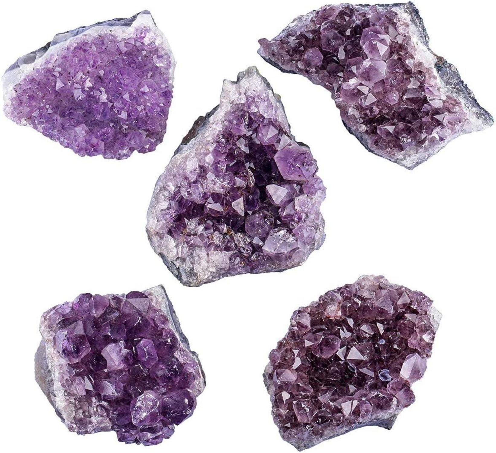 Amethyst Kristall Cluster Rohstück 300-400g Fengshui Dekoration