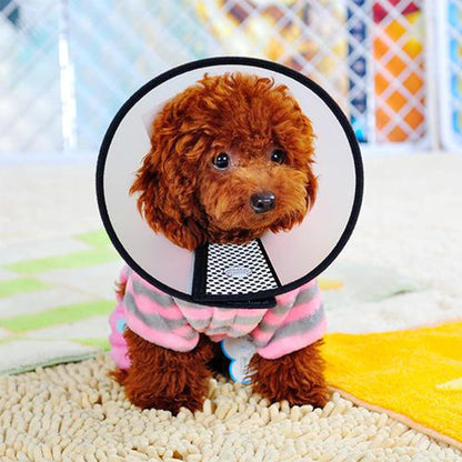 SUQ Haustier Kegel Halskrause Schutzkragen für kleine Hunde 20-24cm