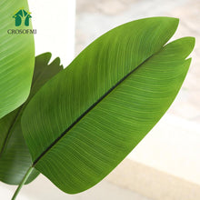 Künstliche Paradiesvogel Pflanze 120cm Tropische Palme 8