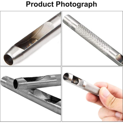 Hohl Punch Set 12er Locheisen Runde Locher Cutter Leder