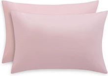 Kissenbezug Set aus Mikrofaser mit Hotelverschluss 50x70 Rosa