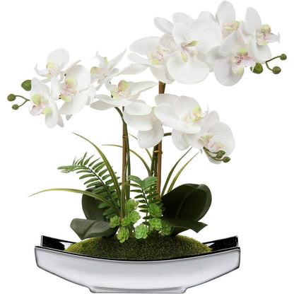Künstliche Orchidee Phalaenopsis Bonsai Deko 38CM