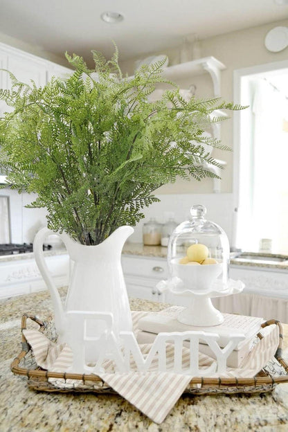 Künstlicher Farnzweig Pteridium 76CM 3 Zweigen - Grün