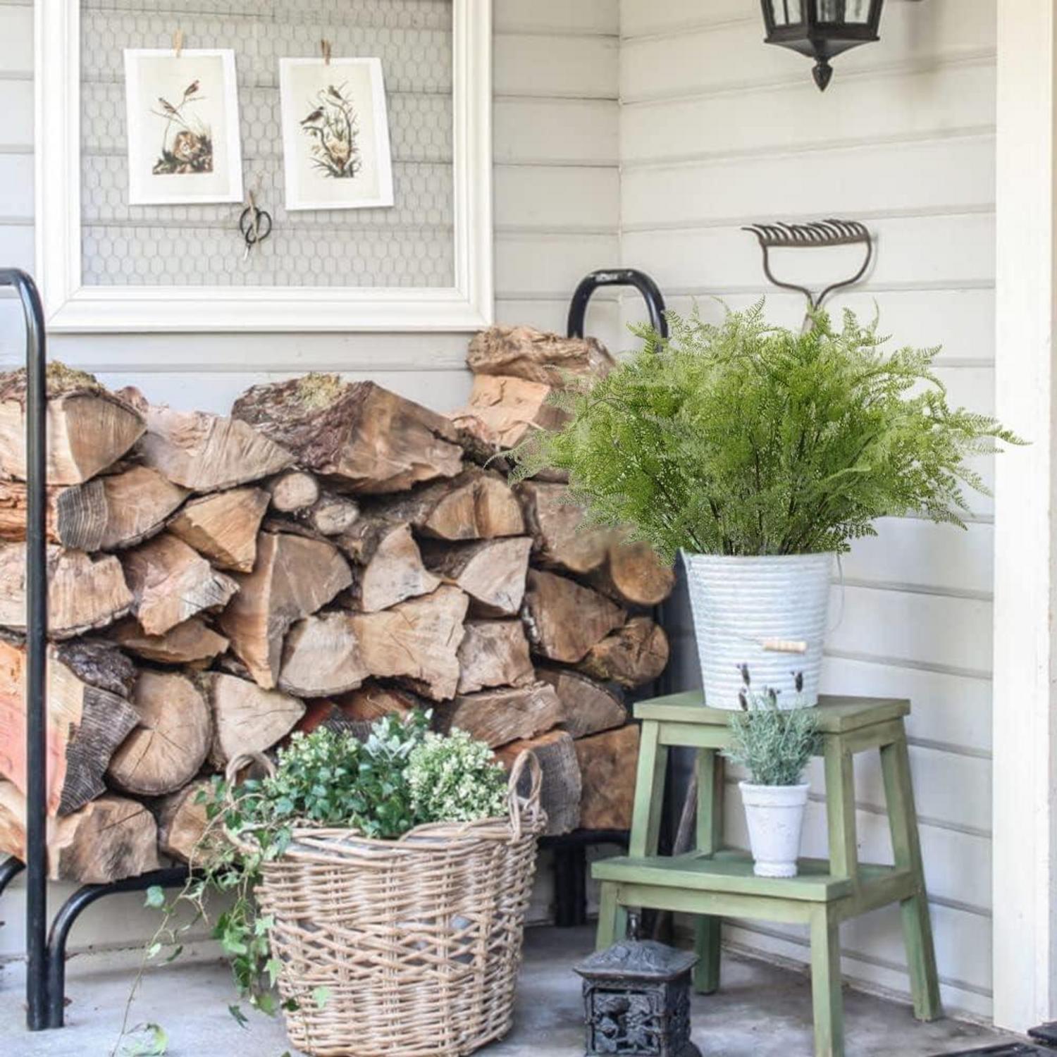 Künstlicher Farnzweig Pteridium 76 cm 3 Zweigen Innengarten