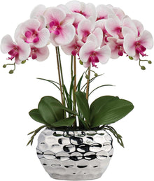 Künstliche Orchideen Phalaenopsis Deko Set 44cm