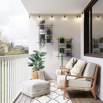 Künstliche Pflanze Calathea Orbifolia 63cm Tropische Zimmerpflanze im