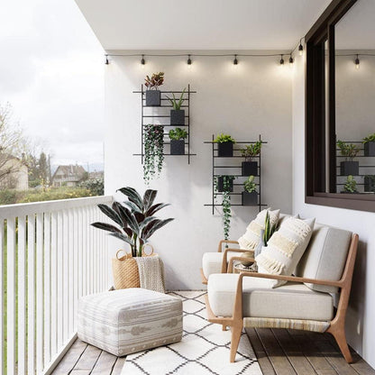 Künstliche Cordyline Fruticosa Kunstpflanze 63 cm in weißem Topf