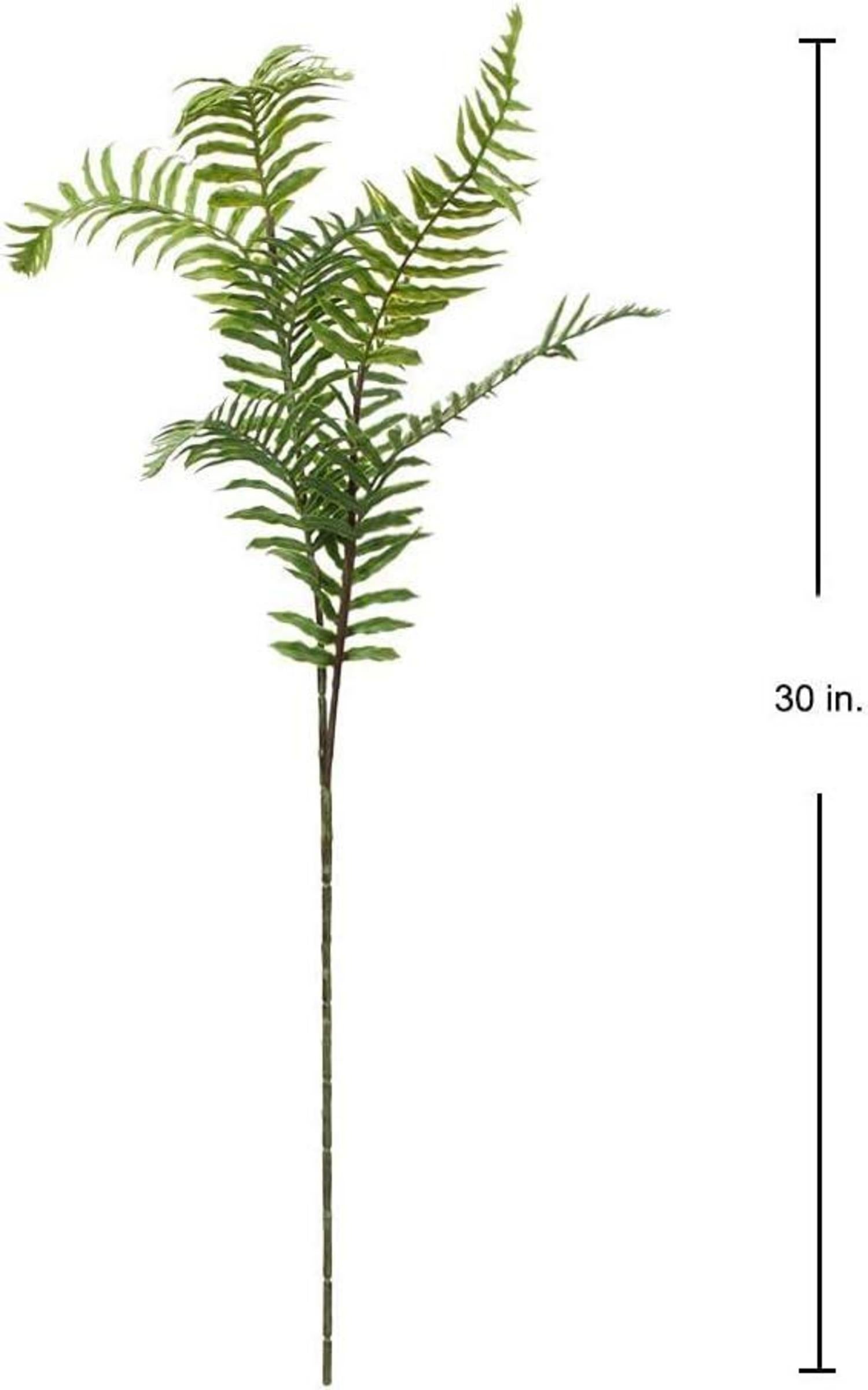 Künstlicher Farnzweig Boston Kunstpflanze 76CM 3 Zweigen Blattwerk