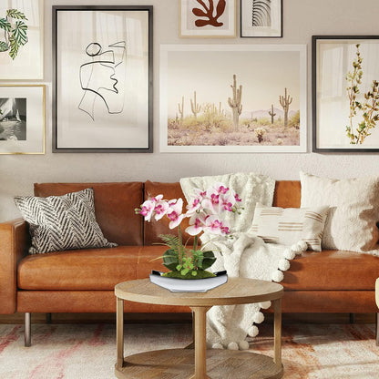 Künstliche Orchideen Phalaenopsis Bonsai Kunstblumen Deko