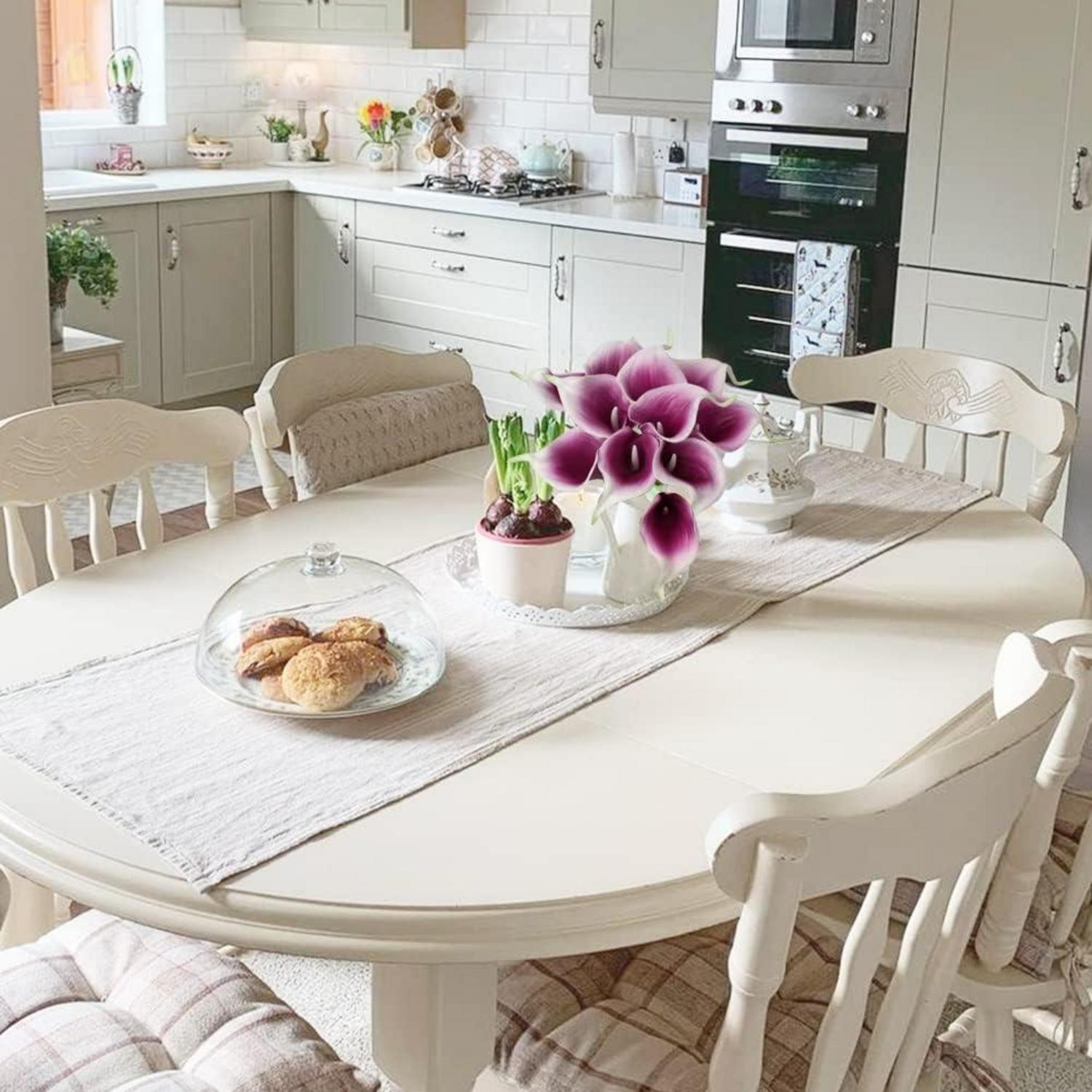 Künstliche Calla Lily Blumensträuße Violett 10 Stück - Hochwertige Seidenblumen für Hochzeit und Party