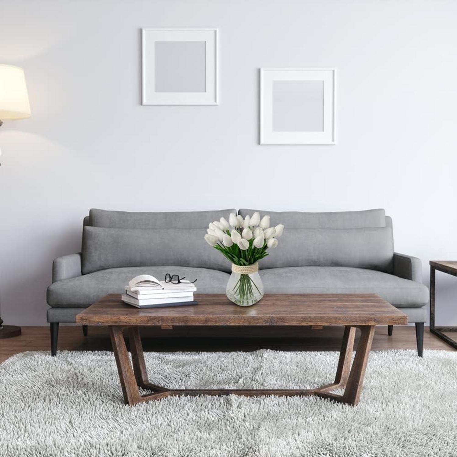 10 Stück Künstliche Tulpenblumen Latex Real-Touch für Home Party Hochzeitsstrauß Garten Dekoration