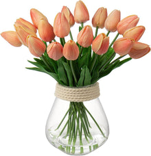 Künstliche Tulpen Blumenstrauß Latex Real-Touch 20 Stück