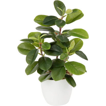 Künstliche Kamelie Kunstpflanze im Kunststofftopf, Deko