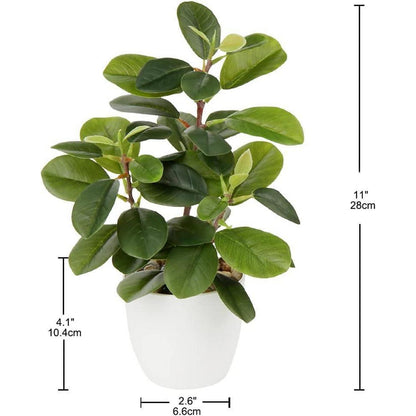 Künstliche Kamelie Kunstpflanze im Kunststofftopf, Deko