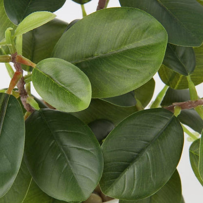 Künstliche Kamelie Kunstpflanze im Kunststofftopf, Deko