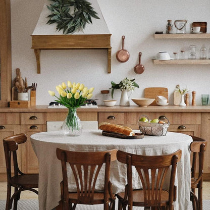 20 Stück Künstliche Tulpen Real-Touch Latex Blumen Gelb 34cm