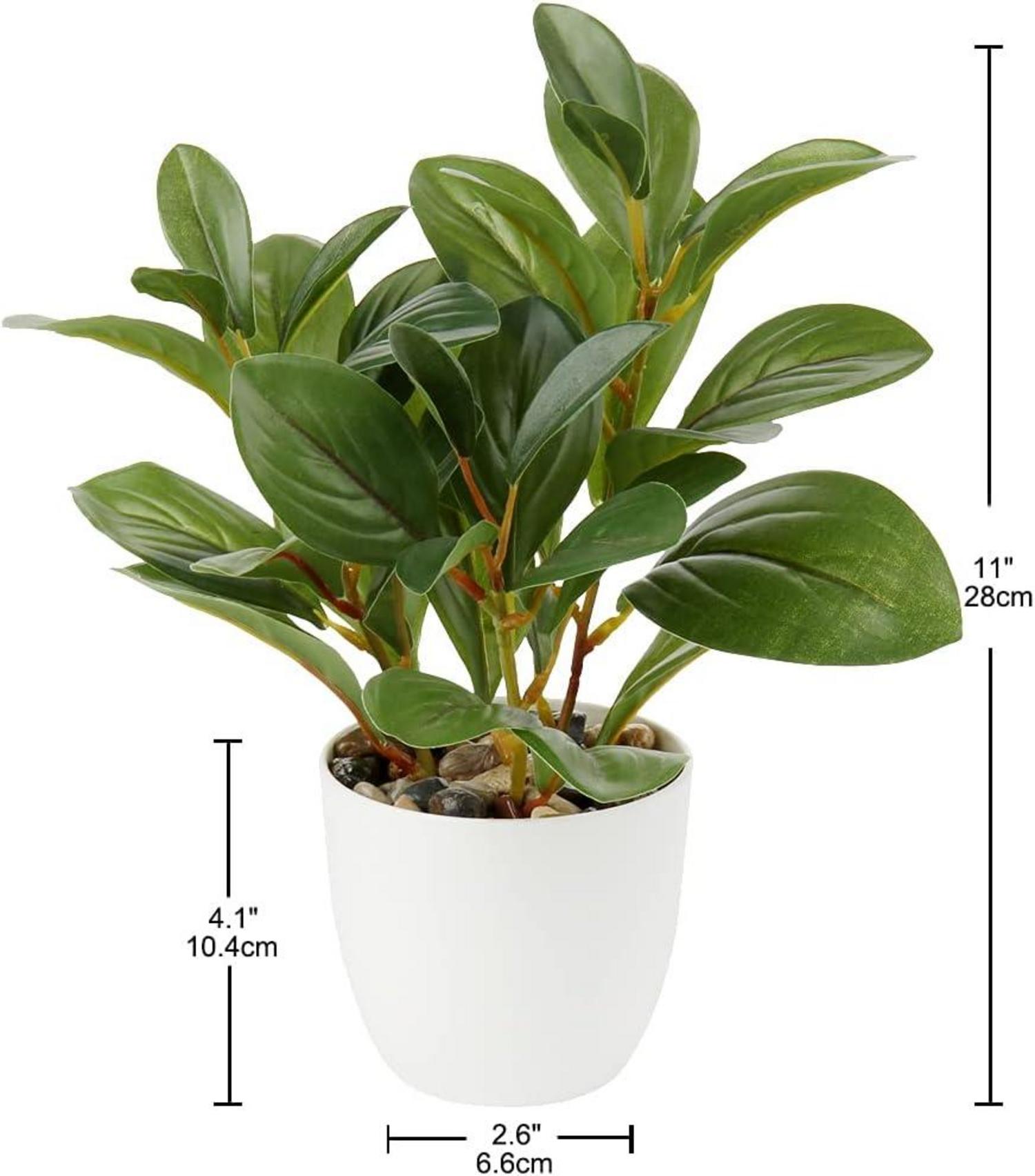 Künstliche Kamelie Seidenblumen Deko Blumenstrauß 28cm Green