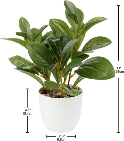 Künstliche Kamelie Seidenblumen Deko Blumenstrauß 28cm Green