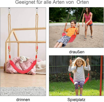 Elastische Kinderschaukel GOLDGE U-Schaukel Schwingseil Verbindungsgurt 150Kg