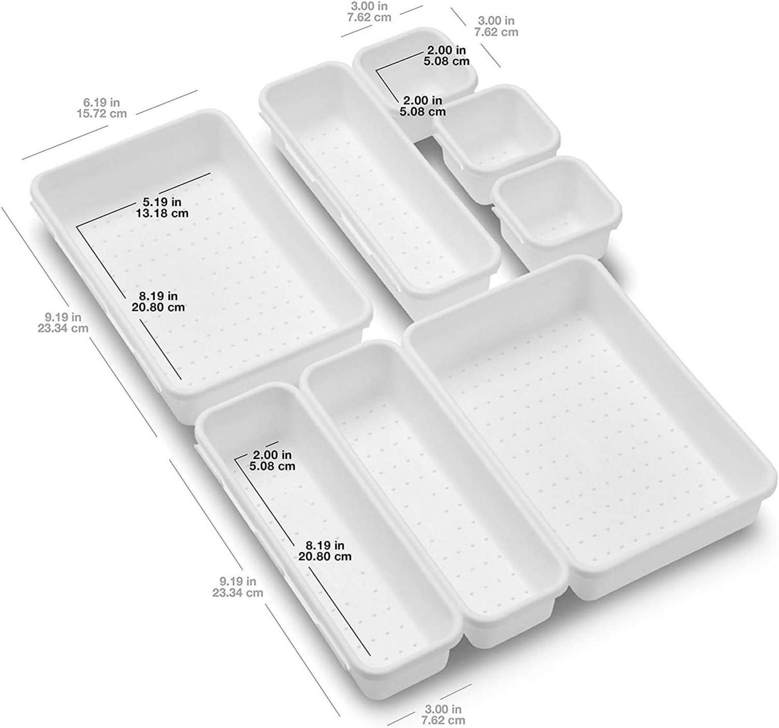 8-teiliges Schubladen Organizer