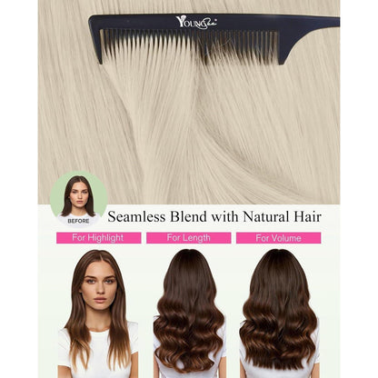 Echthaar Tape Extensions Blond 50cm #60A