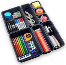 8-teiliges Schubladen Organizer Set für Schreibtisch und Bad
