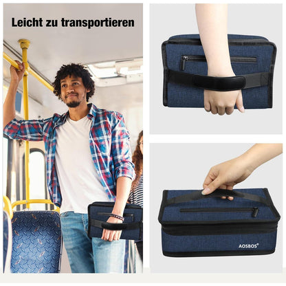 Kühltasche Klein Blau – Lunchtasche für Arbeit & Schule