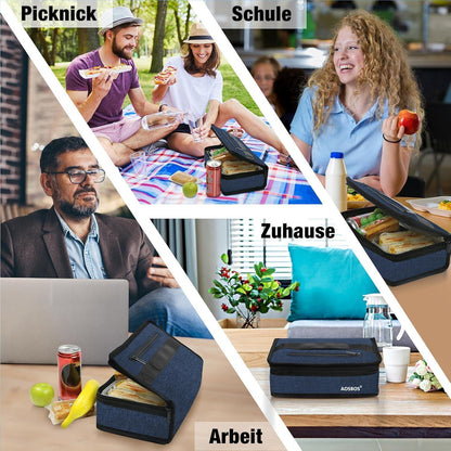 Kühltasche Klein Blau – Lunchtasche für Arbeit & Schule