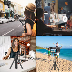 Handy Stativ für Smartphone 10 Zoll 32cm Selfie Stick 360° Drehung