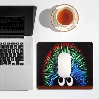 Mauspad Motiv Cute Design Mousepad Bunt 24x20cm Igel-87 240x200 mm