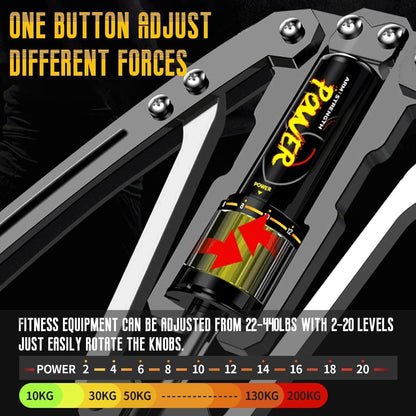 Power Twister Verstellbar Hydraulischer Arm Trainer 10-200kg