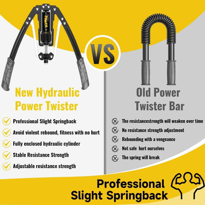 Power Twister Verstellbar Hydraulischer Arm Trainer 10-200kg