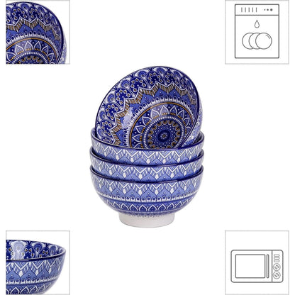 Vancasso Mandala Porzellan-Tafelservice 4tlg. Suppenteller